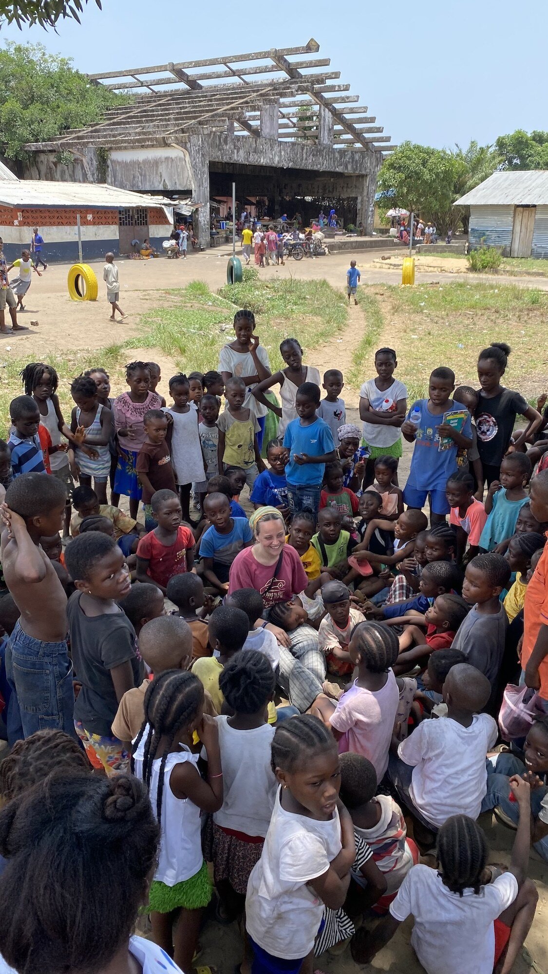 Road and neighborhood in Liberia