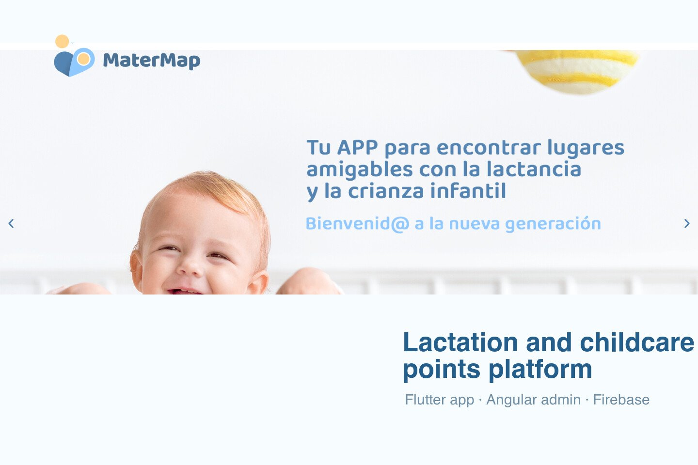 Matermap app and administration platform
