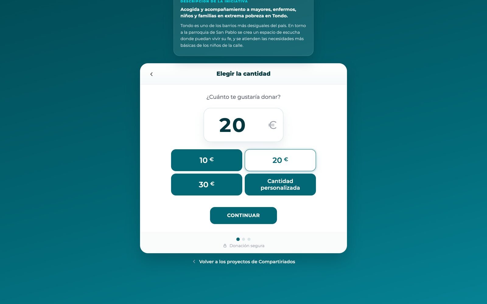 Payment flow amount selection