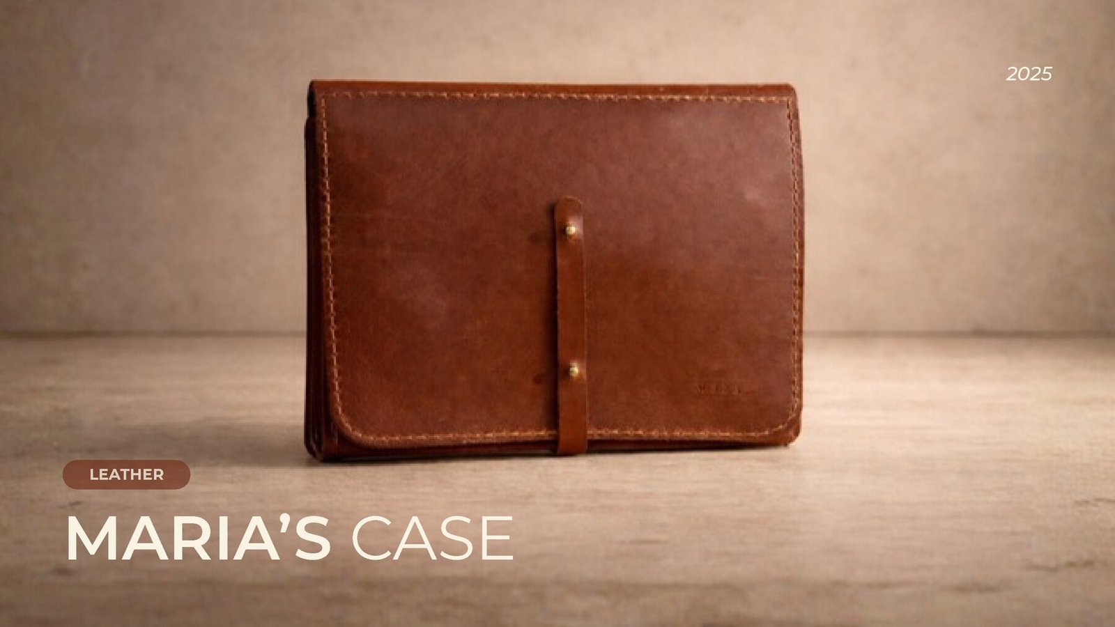 Maria's Case leather studio spread