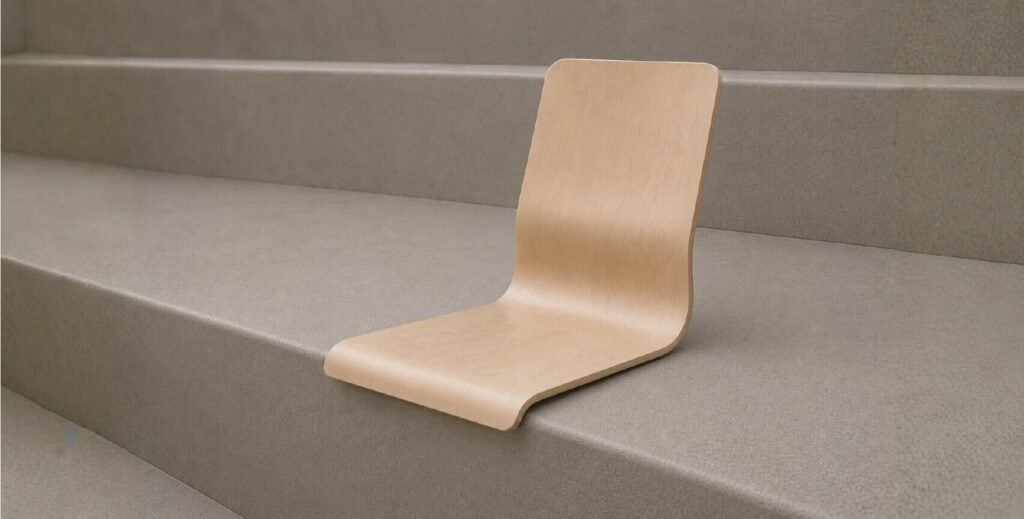 agora chair 20260623 in space render